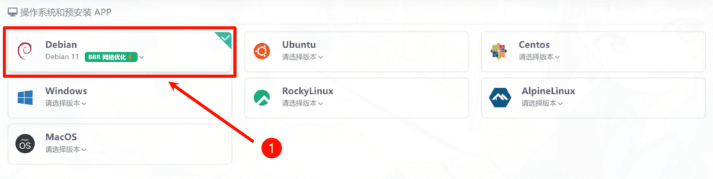 云服务器安装linux系统及部署宝塔面板教程（以雨云为例）1