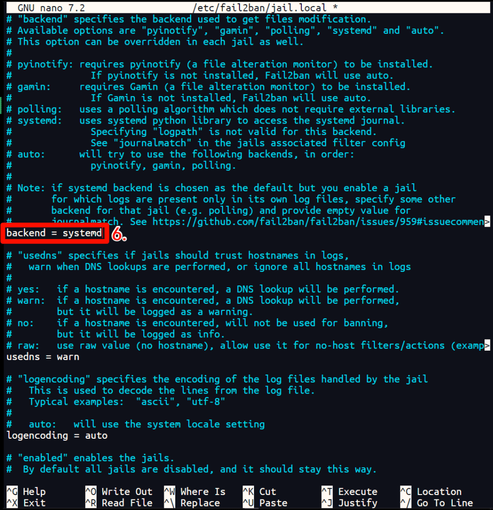 Debian12系统安装配置Fail2Ban插件保护SSH22端口教程8