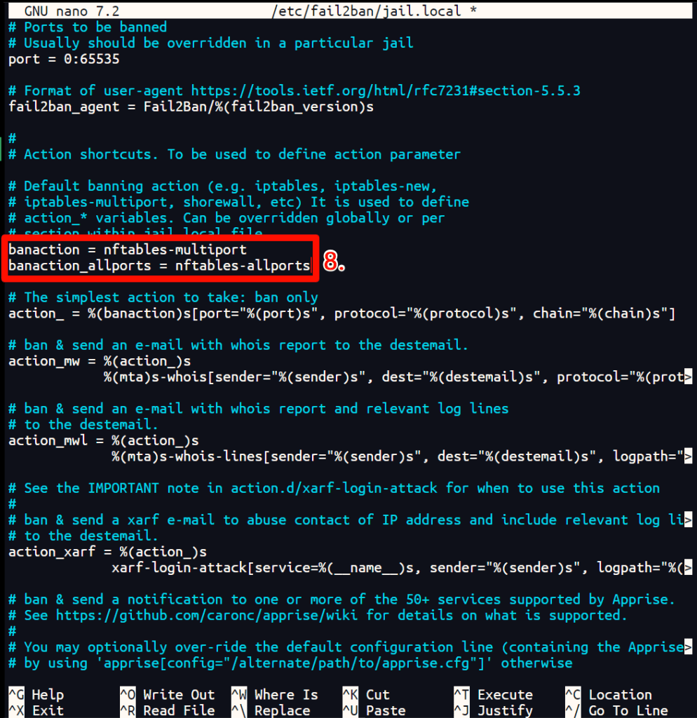 Debian12系统安装配置Fail2Ban插件保护SSH22端口教程10